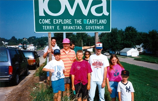 1992 Iowa road trip