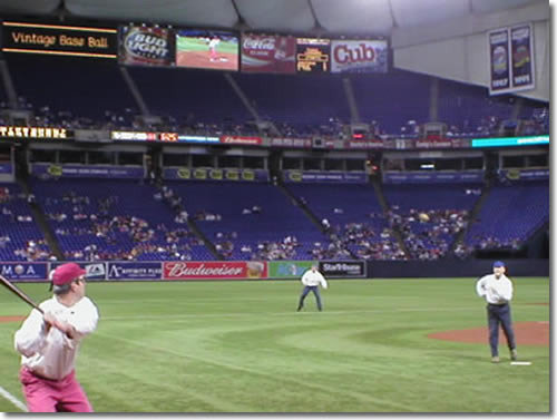 Vintage Base Ball Game at the Metrodome